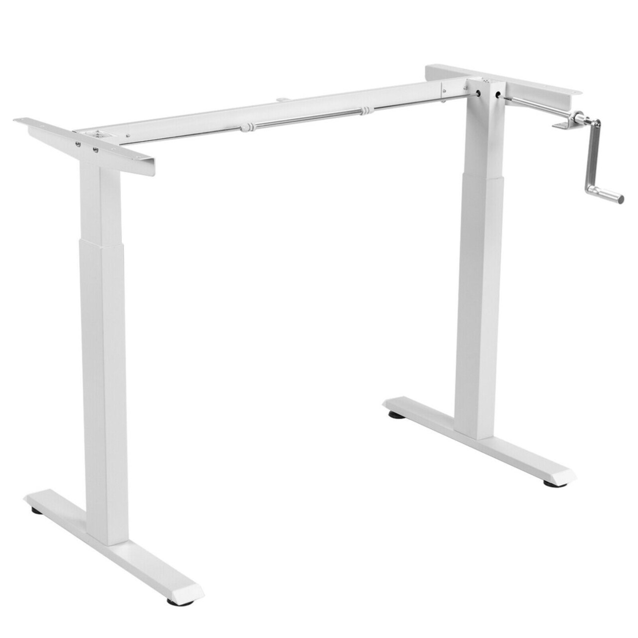 Hand Crank Sit To Stand Desk Frame Height Adjustable Standing Base